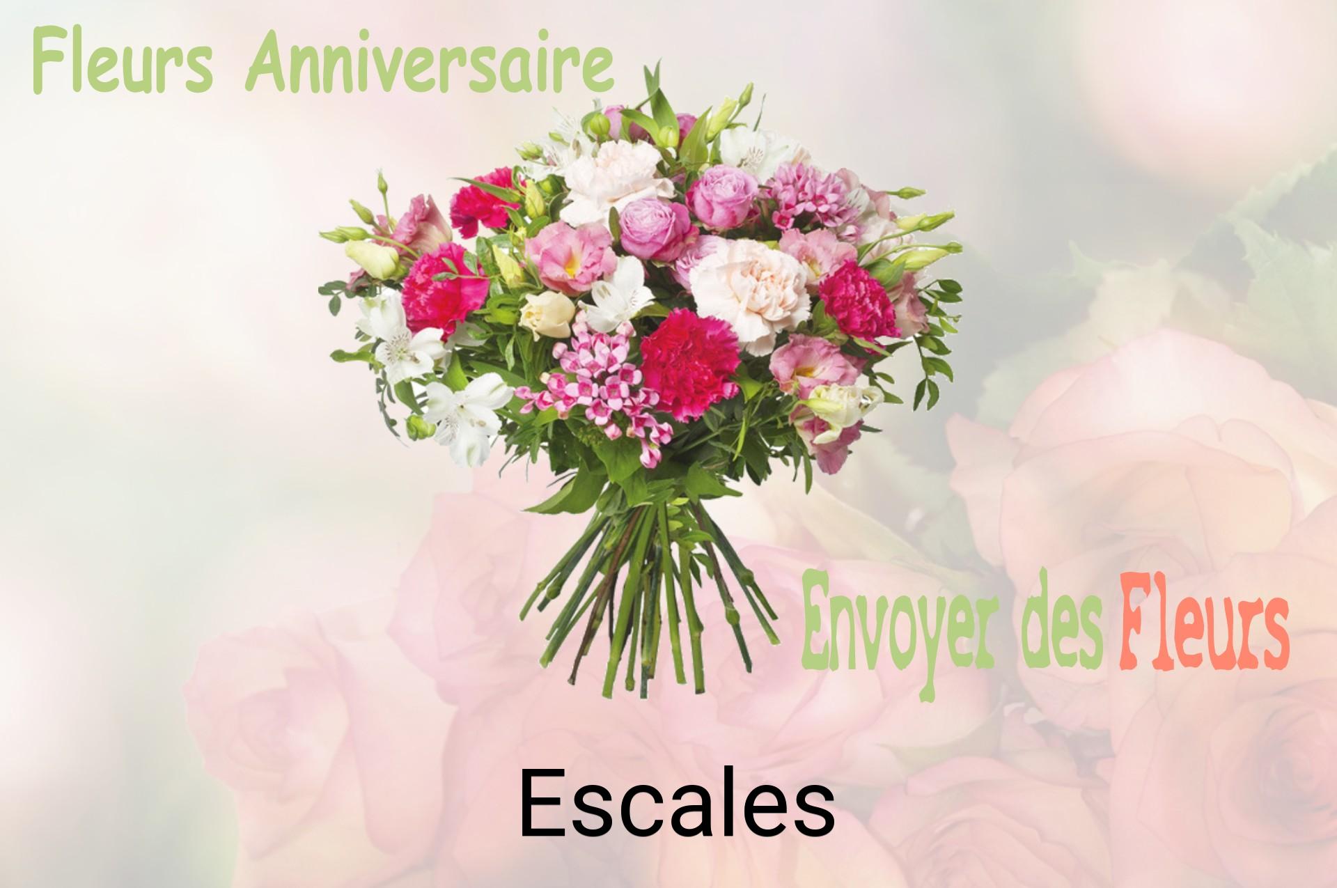 Bouquet de fleurs d’anniversaire livré à Escales